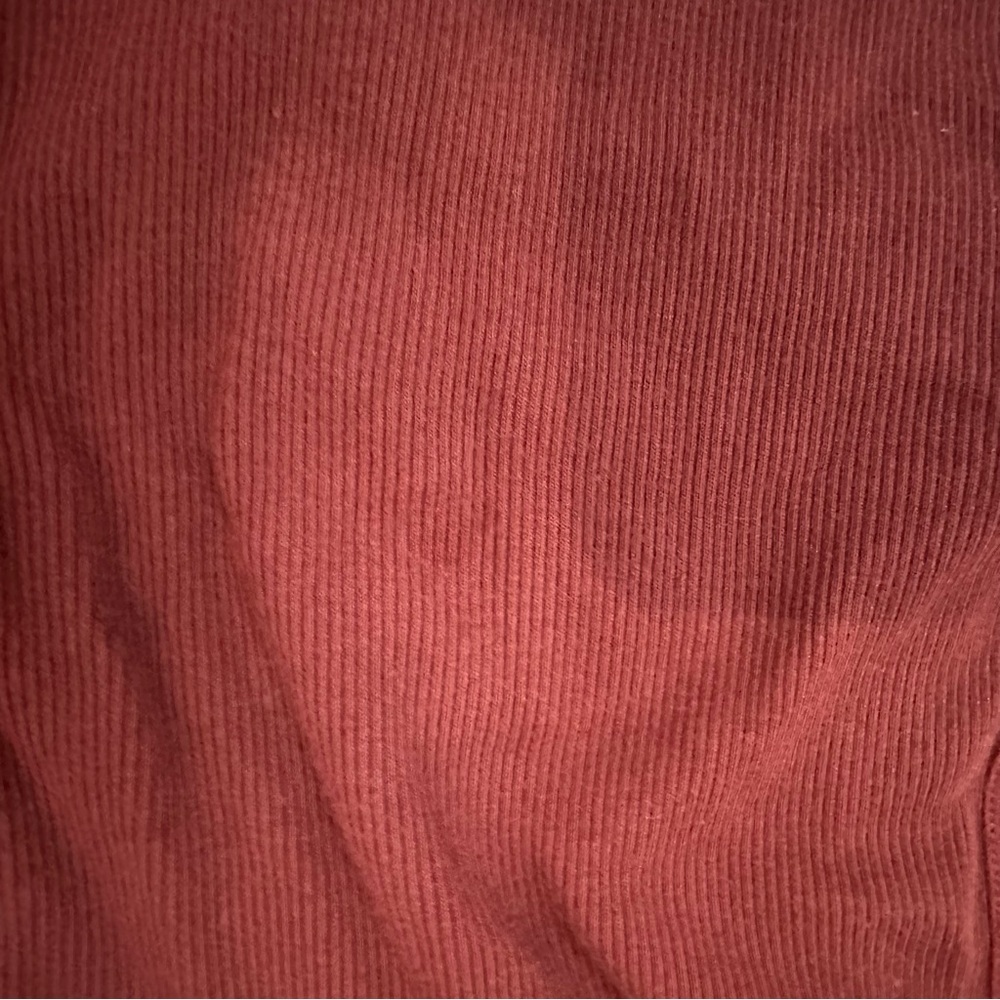 Skims Cotton Ribbed Tank Dress in Sangria - Medium - Picture 2 of 6